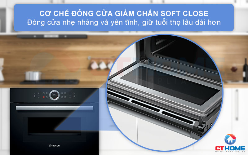 Cơ chế Soft Close giúp giảm chấn hiệu quả, hạn chế tác động mạnh khi đóng cửa