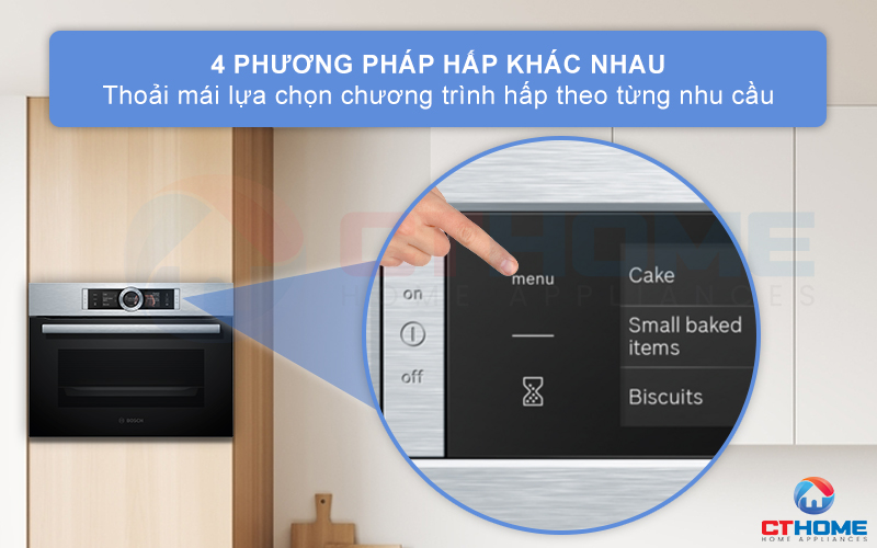 Tùy chọn 4 phương pháp hấp khác nhau tha hồ cho bạn lựa chọn