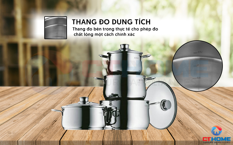 Vạch đo dung tích tiện lợi