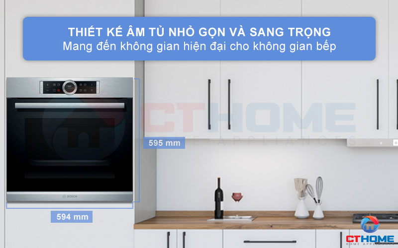 Thiết kế âm tủ mang đến sự thẩm mỹ và hiện đại cho căn bếp