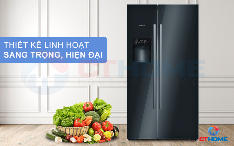 Thiết kế hiện đại, sang trọng với lớp kính đen sáng bóng