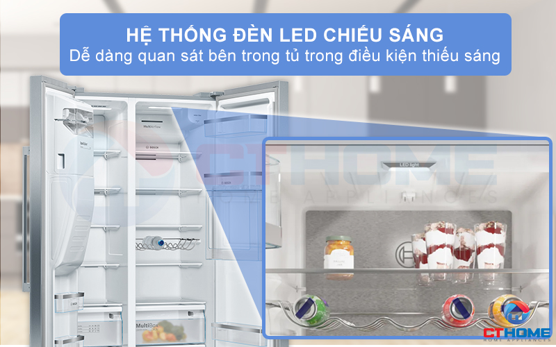 Hệ thống đèn LED chiếu sáng tiện lợi