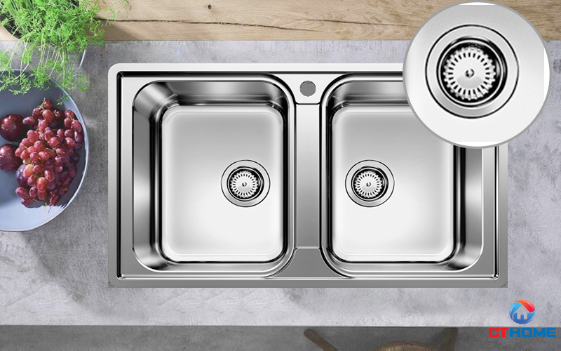 ​​​​​​​Trang bị bát rác lớn, hạn chế tắc nghẽn đường ống thoát