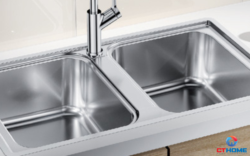 Chất liệu thép không gỉ bền chắc, chống gỉ sét và an toàn sức khỏe