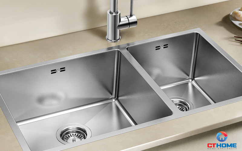 Chất liệu thép không gỉ bền chắc, chống gỉ sét và an toàn sức khỏe người dùng