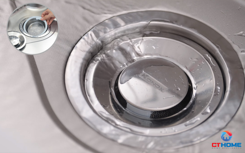 CHẬU RỬA CHÉN BÁT CHỐNG XƯỚC KONOX WORKSTATION SINK TARI 7648SR TARI7648SR 13