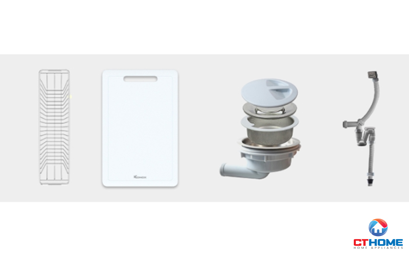 CHẬU RỬA CHÉN BÁT CHỐNG XƯỚC KONOX WORKSTATION SINK TARI 7648SR TARI7648SR 8