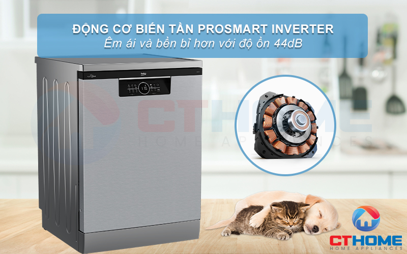 MÁY RỬA BÁT ĐỘC LẬP BEKO BDFN26530X - 15 BỘ SẤY HÉ CỬA 11