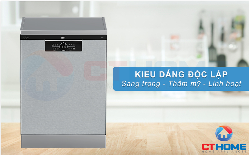 MÁY RỬA BÁT ĐỘC LẬP BEKO BDFN26530X - 15 BỘ SẤY HÉ CỬA 1