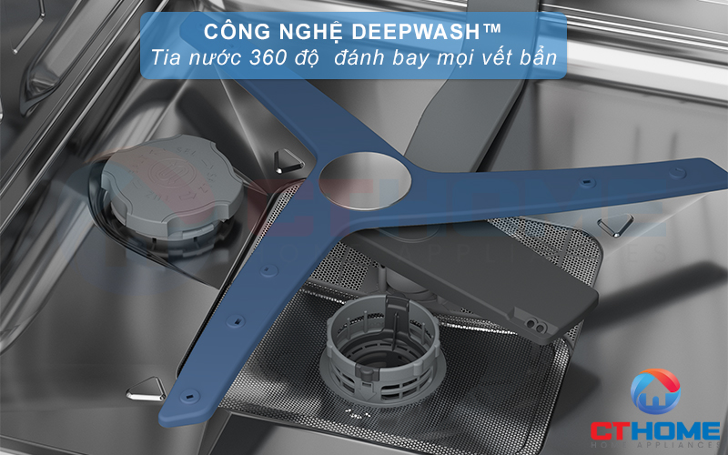 MÁY RỬA CHÉN ĐỘC LẬP BEKO BDFN26560XC - 15 BỘ SẤY HÉ CỬA 10