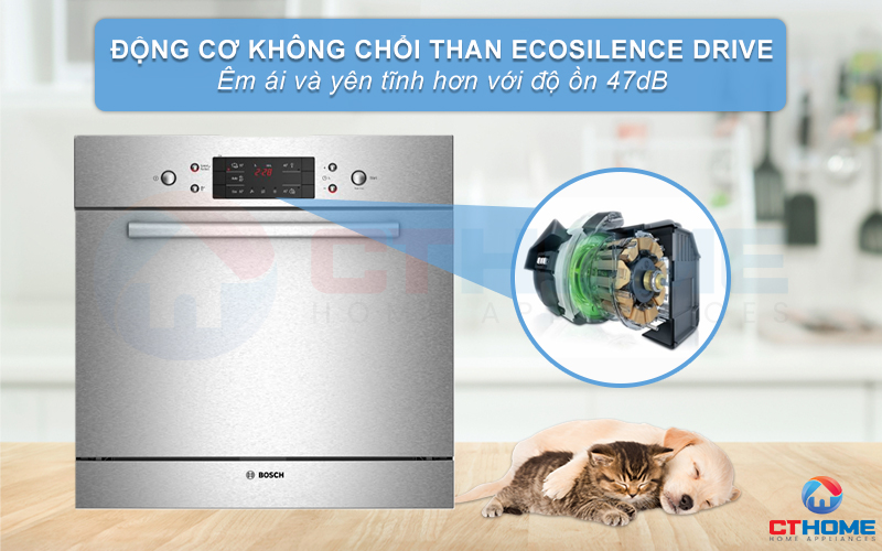 Động cơ EcoSilence Drive cho khả năng vận hành mạnh mẽ và êm ái