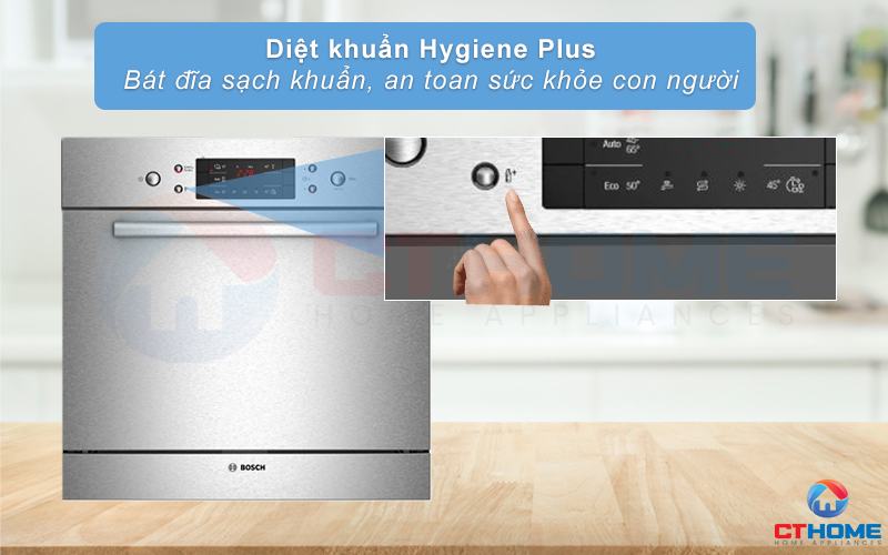 Tính năng diệt khuẩn Hygiene Plus, đảm bảo sức khỏe người dùng