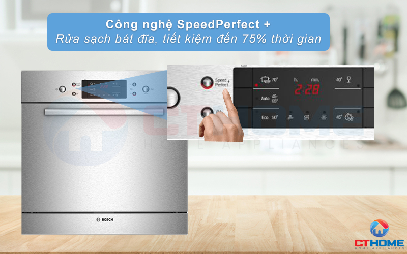 Tiết kiệm đến 75% thời gian với tính năng Speed Perfect+