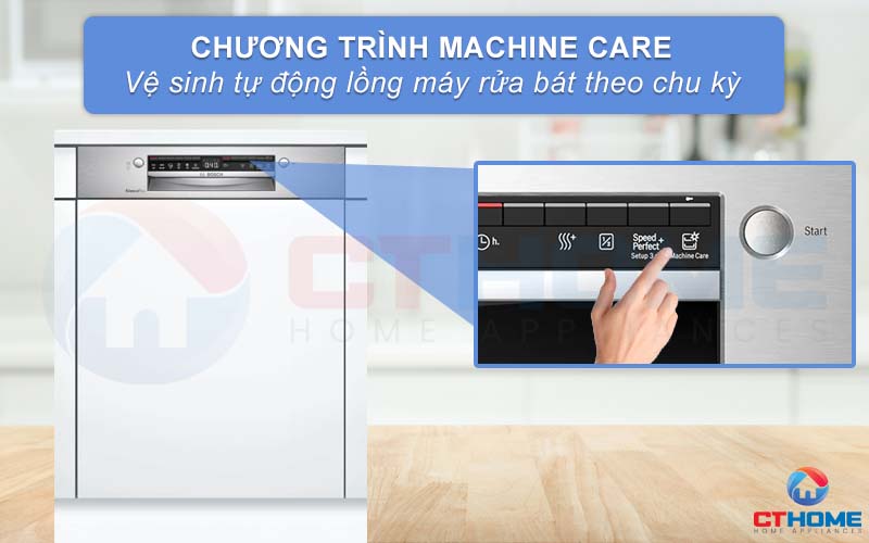 Tính năng Machine Care vệ sinh khoang máy tự động