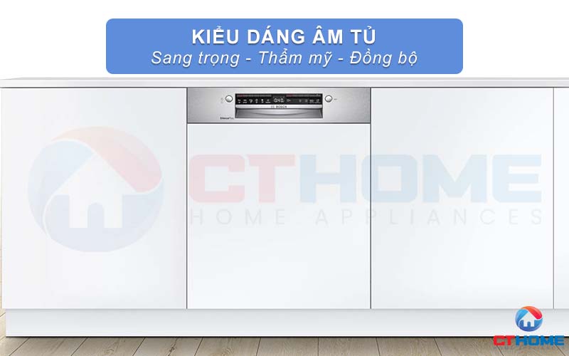 Thiết kế âm tủ đồng bộ mang lại vẻ sang trọng và hiện đại cho gian bếp