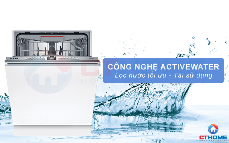 ActiveWater giúp bạn tiết kiệm điện, nước nhưng đảm bảo hiệu quả rửa