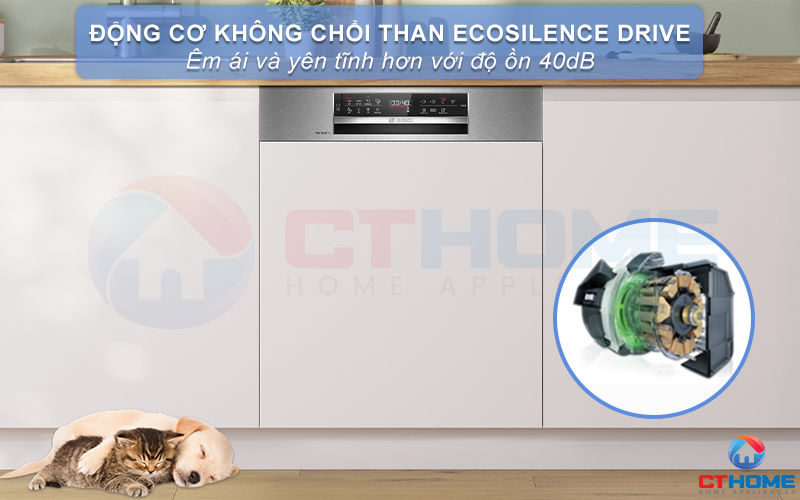 Động cơ EcoSilence Drive cho khả năng vận hành mạnh mẽ và êm ái