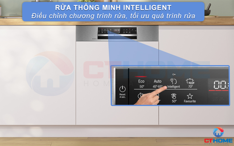 Công nghệ rửa thông minh Intelligent tối ưu quá trình rửa 