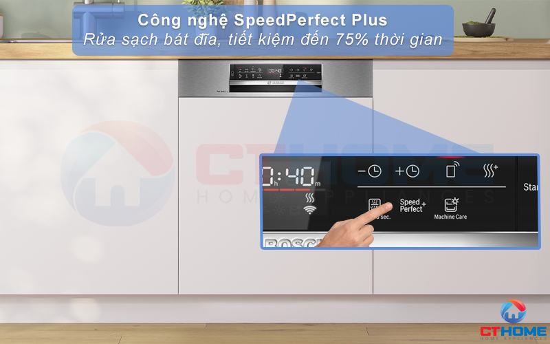 Tiết kiệm đến 75% thời gian với tính năng SpeedPerfect plus