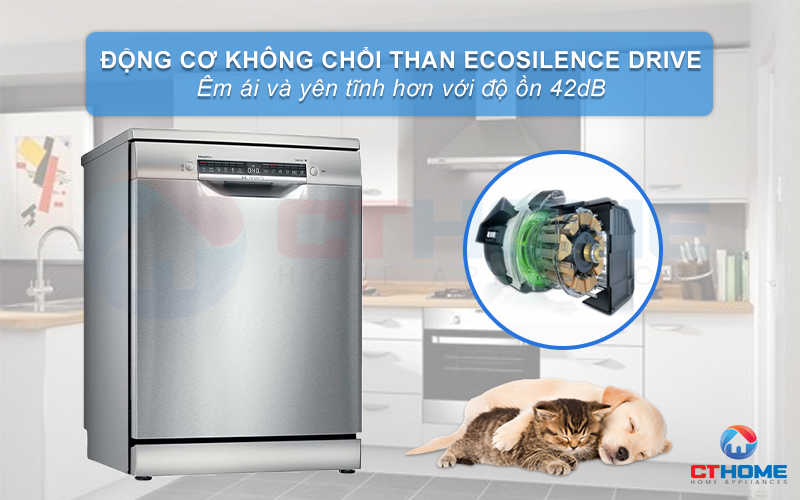 Động cơ EcoSilence Drive cho khả năng vận hành mạnh mẽ và êm ái