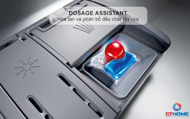 Hệ thống Dosage Assistant hỗ trợ hòa tan và phân bổ chất tẩy rửa 