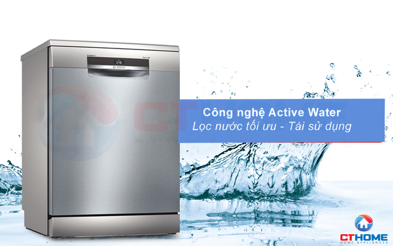 Công nghệ ActiveWater quản lý, phân bổ và lọc nước tối ưu hơn.