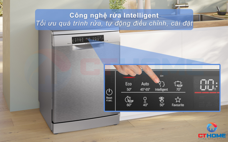 MÁY RỬA BÁT ĐỘC LẬP BOSCH SMS6ZCI06E SERIE 6 14 BỘ SẤY ZEOLITH 4