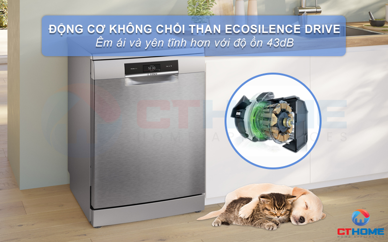 Động cơ EcoSilence Drive cho khả năng vận hành mạnh mẽ và êm ái