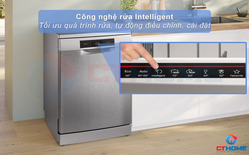 Công nghệ rửa thông minh Intelligent tối ưu quá trình rửa 