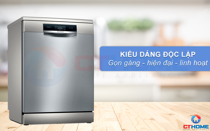 Kiểu dáng máy độc lập, đảm bảo sự linh hoạt, gọn gàng