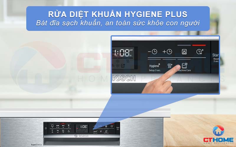 Tính năng Hygiene Plus diệt vi khuẩn, nấm mốc và bảo vệ sức khỏe người dùng