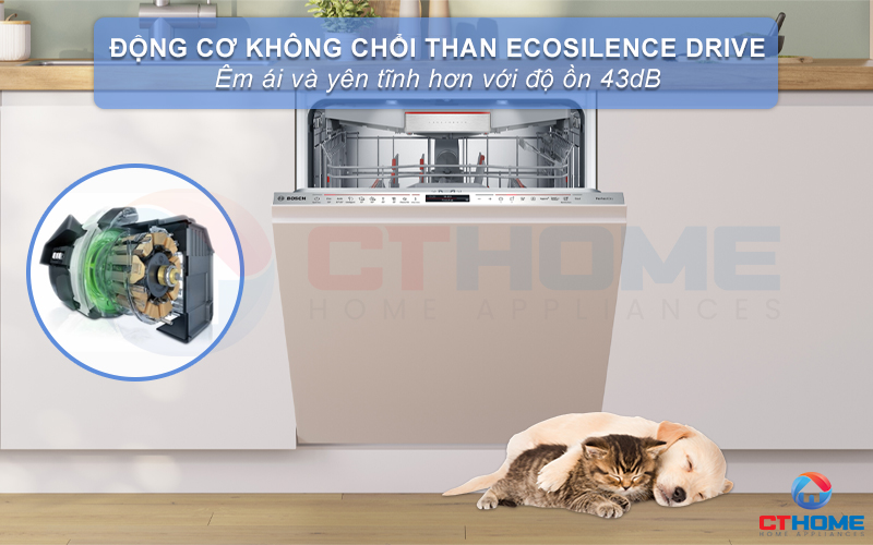 Động cơ EcoSilence Drive cho khả năng vận hành mạnh mẽ và êm ái