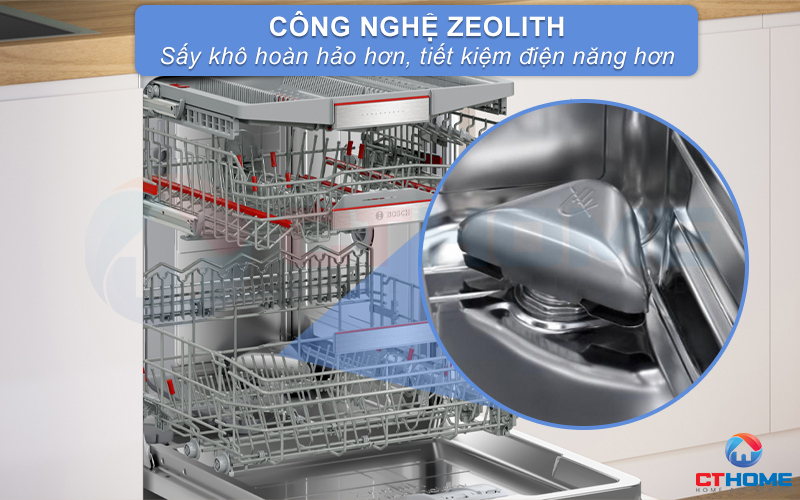 Công nghệ Perfect Dry (Zeolith) sấy khô hoàn hảo và tiết kiệm điện năng hơn