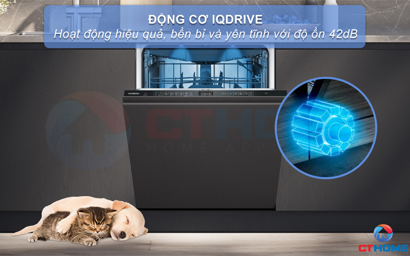 MÁY RỬA BÁT ÂM TỦ SIEMENS SX65ZX49CE IQ500 SẤY ZEOLITH 16