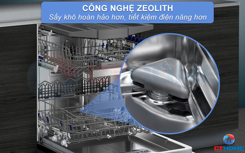 MÁY RỬA BÁT ÂM TỦ SIEMENS SX65ZX49CE IQ500 SẤY ZEOLITH 7