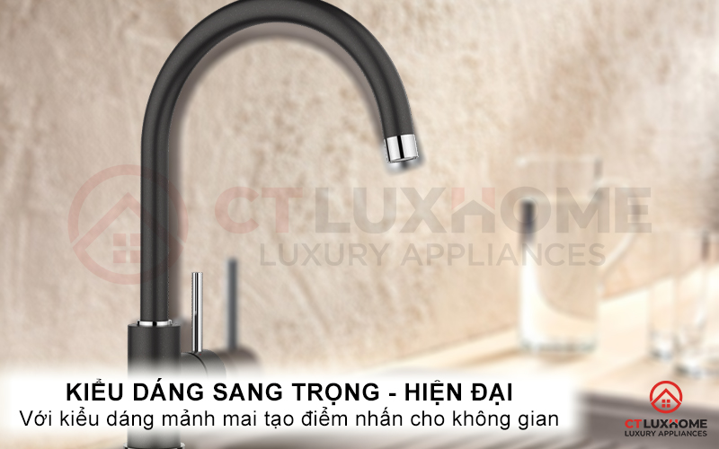 Kiểu dáng mảnh mai sang trọng hiện đại, thiết kế bo tròn tinh tế