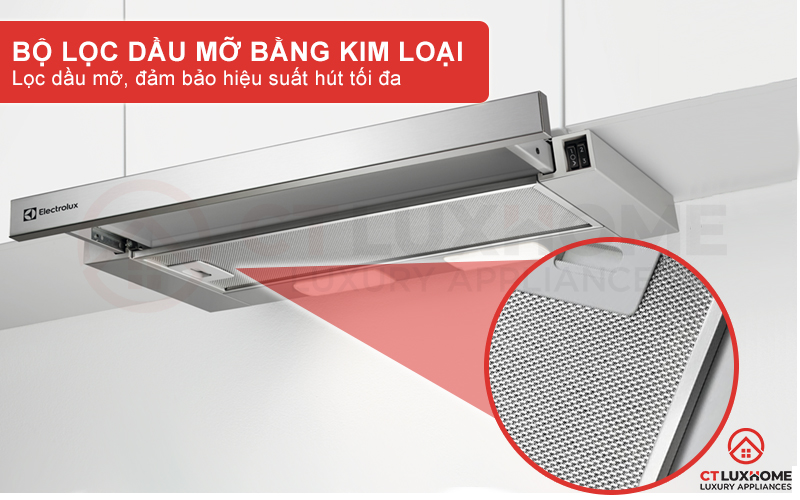 Đảm bảo hiệu suất hút tối đa với bộ lọc mỡ bằng kim loại
