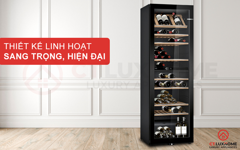 Thiết kế tủ rượu Bosch KWK36ABGA Serie 6