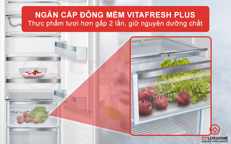 Ngăn cấp đông mềm VitaFresh Plus mang đến cho bạn mọi thứ bạn cần để cuộc sống khỏe mạnh hơn