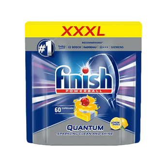 VIÊN RỬA CHÉN BÁT FINISH QUANTUM 60 VIÊN HƯƠNG CHANH CHÍNH HÃNG